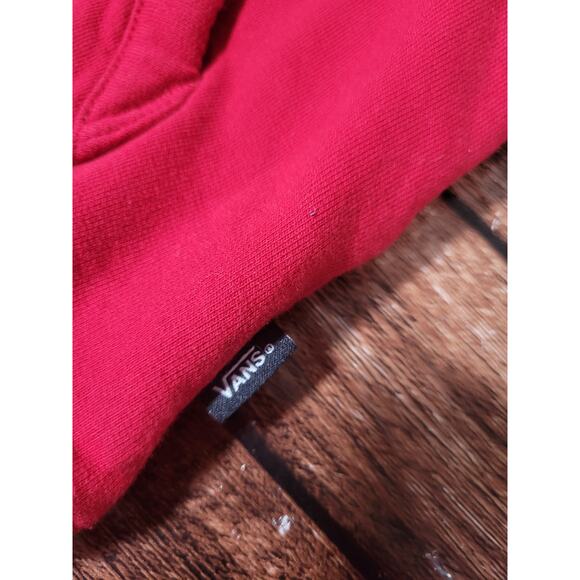 Vans "Established 66'" Pullover Hoodie Chili Pepper Red Adult Size XS - Picture 7 of 9